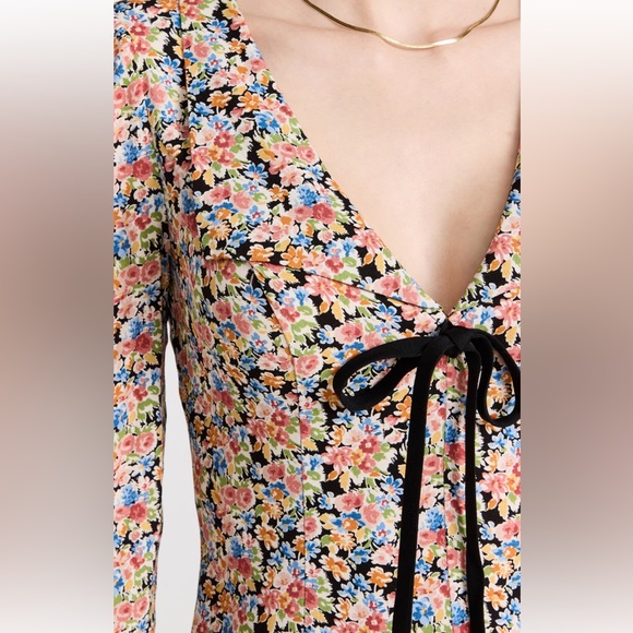 Reformation Mavis Floral Dress Trix NWT 0 - Picture 6 of 9